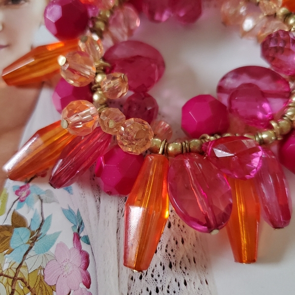 Citrus🏵Chunky Beaded Bracelet - Picture 4 of 6